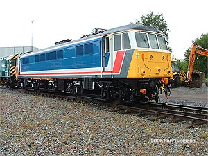 86401 prior to the naming ceremony at Crewe Works in 2005