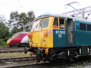87002 undergoing testing at Crewe LNWR