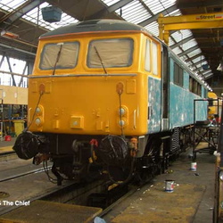 87001 moves to the National Railway Museum