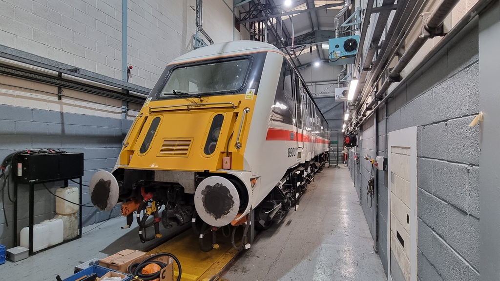 89001 in Test Bay 3 at UKRL Loughborough